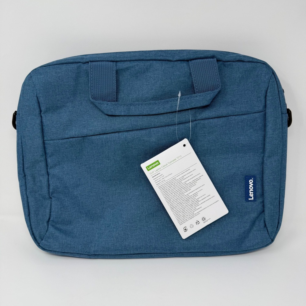Lenovo Laptop Casual Toploader T210 15.6 Inch Blue Polyester Briefcase Unisex